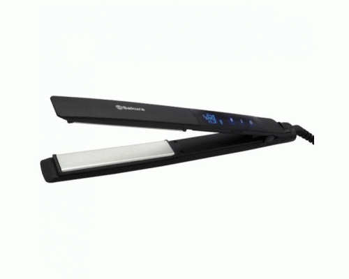Выпрямитель для волос керамический 50Вт LED сенсорный, черный Sakura (233 718)
