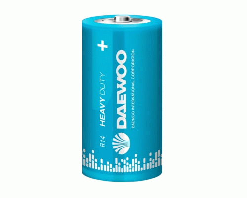 Батарейки солевые C R14 Daewoo /2/24/480/ (46)