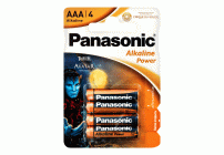 Батарейки алкалиновые ААА LR03 Panasonic Power /4/48/240/ (245 128)