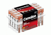 Батарейки алкалиновые АА LR6 Camelion Plus box /24/144/576/6752/ (2 572)