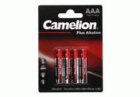 Батарейки алкалиновые ААА LR03 Camelion на блистере /4/48/1152/ (132 460)