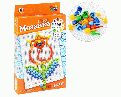 Мозайка 160эл. d-10+15мм Classic Тюльпан /03972/ (45 696)