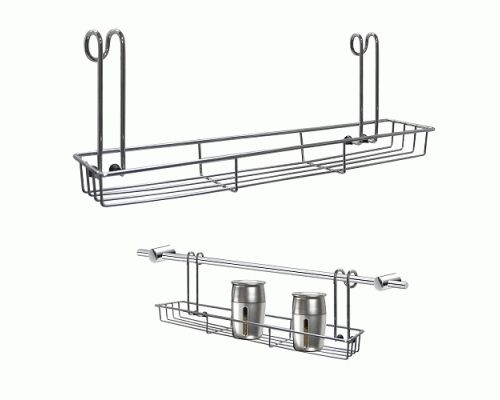 Полка для специй навесная на рейлинг 35*7,5*12см /AN52-135/ (225 963)