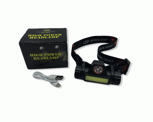 Фонарь налобный светодиодный  8*4см micro USB 2LED /101/872/BL-8108//TD101-1/ (230 885)