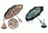 Зонт-трость женский механический 60см Наоборот (229 867)