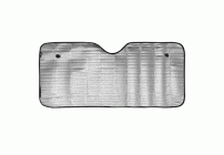 Шторка солнцезащитная на лобовое стекло 130*60см фольга Skyway /201194/ (232 565)