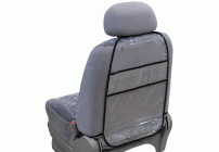 Защита спинки сиденья-органайзер с карманами 60*38см прозрачная 100мкм ПВХ Skyway (240 209)