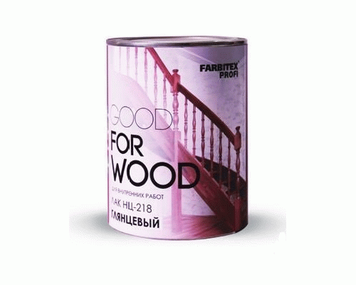 Лак глянцевый НЦ-218 Фарбитекс профи Good for Wood 0.7кг (241 095)