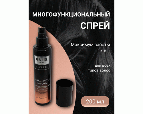 ESTEL SECRETS ES/M/S200 Спрей многофункциональный 17в1 для всех типов волос Максимум Заботы 200мл (249 697)