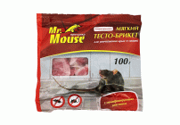 Тесто-брикет от грызунов Mr. Mouse 100г (У-50) (63 106)