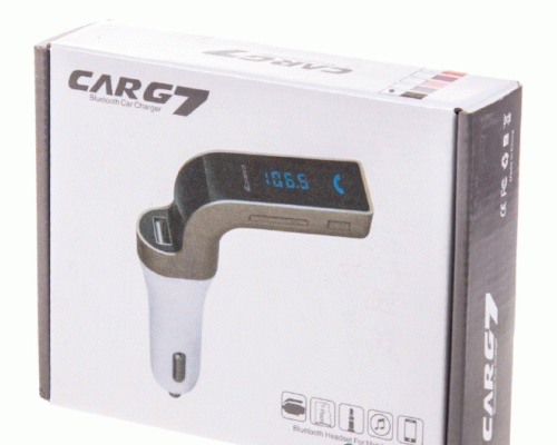 Модулятор CarG-7 USB, Micro SD, bluetooth черный (250 756)