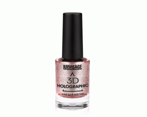 Лак для ногтей Luxvisage 3D Holographic т. 704 розовый топаз (251 589)