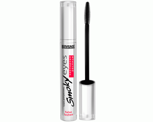 Тушь для ресниц Luxvisage Smoky Eyes накладные ресницы т. черный 7г (251 666)