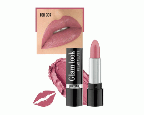 Помада Luxvisage Glam Look cream velvet 4г т. 307 клеверный нектар (251 814)