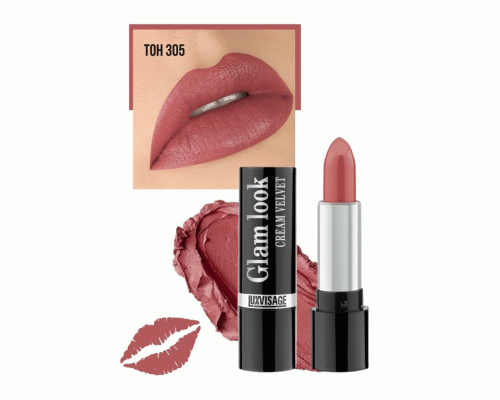 Помада Luxvisage Glam Look cream velvet 4г т. 305 ягодный щербет (251 815)