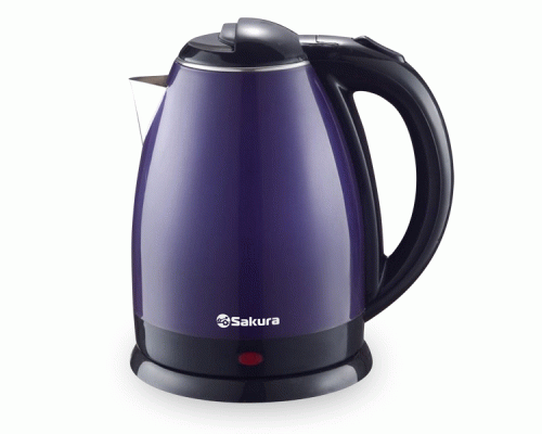 Чайник эл. 1,8л фиолетовый/черный Sakura (У-12) (187 997)