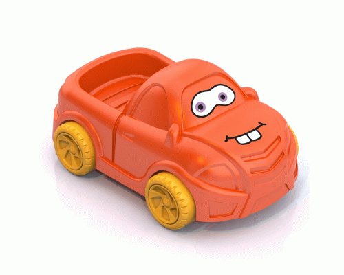 Машинка малая Глазастики оранжевая (188 292)