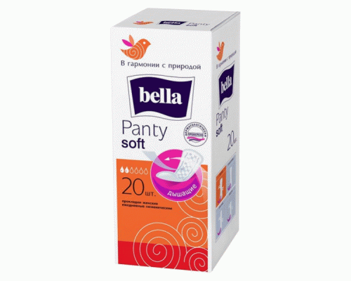 Прокладки ежедневные Bella Panty  20шт Soft /18861/1427/ (121 558)