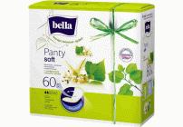 Прокладки ежедневные Bella Panty  60шт Soft tilia с экстрактом липового цвета /18876/60-002/ (180 851)