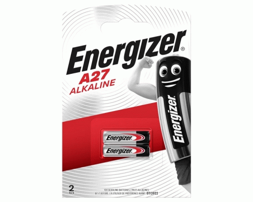 Батарейки алкалиновые МИНИ 12V А27 Energizer /ЭНР142-27-639333/ (189 543)