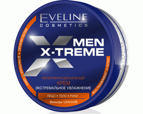 Крем для лица, тела и рук Eveline Men X-Treme мультифункциональный, экстремальное увлажнение 200мл  (190 890)