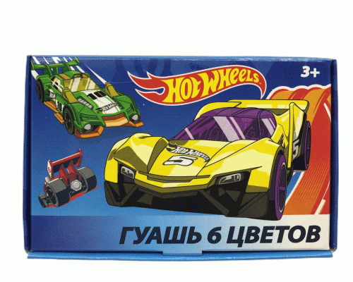 Гуашь  6цв.  20мл Centrum Hot Wheels (194 246)