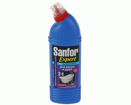 Чистящее средство для акриловых ванн Sanfor 750мл Альпийская свежесть (У-15) (204 170)