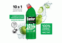 Чистящее средство Sanfor 750мл универсал Зеленое яблоко /17392/ (199 377)