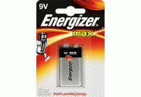 Батарейки 9V Крона 6LR61 Energizer Max 522 на блистере /ЭНР110-E300115902/ (202 330)