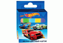 Мел цветной  6шт Hot Wheels (У-80) (204 892)