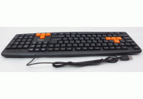 Клавиатура Dialog U USB Black-Orange Standart /KS-020/ (209 843)