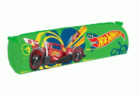 Пенал 21*4,5*4,5см объемный Hot Wheels на молнии, 1 отделение (У-24) (210 752)