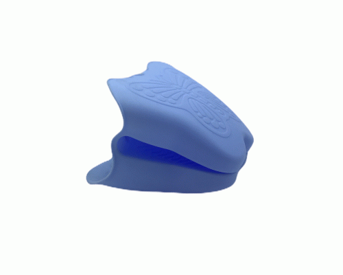 Прихватка из силикона термостойкая Бабочка голубая (У-6) /YH544/ (222 238)