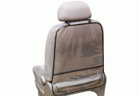 Защита спинки сиденья-органайзер с карманом 60*50см прозрачная ПВХ Skyway (219 921)
