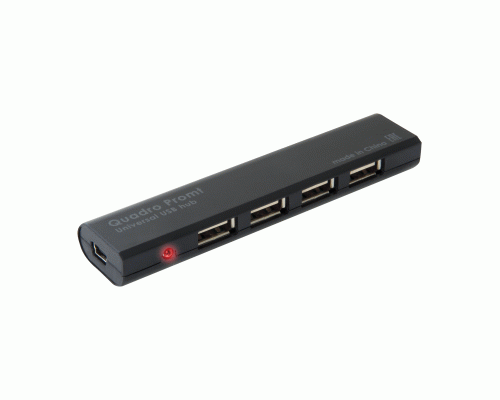 USB хаб Defender Quadro Promt USB2.0, 4 порта /1/100/ (222 478)