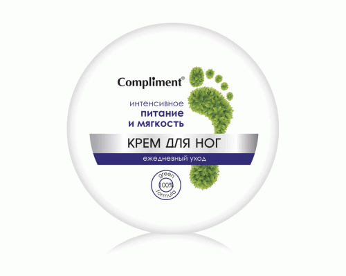Крем для ног Compliment 200мл ежедневный уход интенсивное питание и мягкость (У-24) (157 710)
