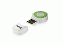 Картридер Oxion USB2.0, MicroSD зеленый /OCR014GN/ (222 488)