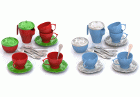 Набор игровой Посудка 24пр. Чайный сервиз. Волшебная хозяюшка (У-25) (160 401)