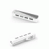 USB хаб Ritmix USB2.0, 4 порта белый  /CR-2406/ (222 479)