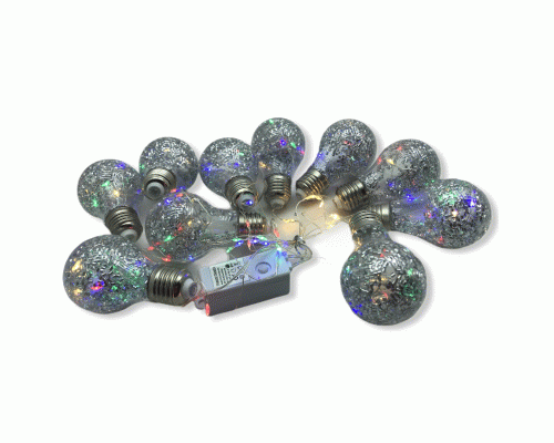 Гирлянда-шарики светодиодная Лампочки  10 ламп 3,0м  (240 651)