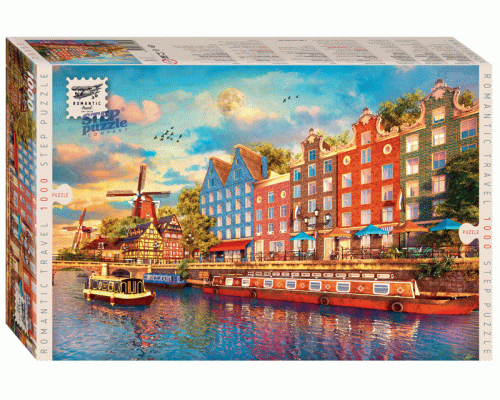 Пазлы 1000 элементов StepPuzzle Амстердам (258 285)