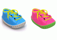 Дидактическая игрушка Ботинок-шнуровка в сетке (160 380)