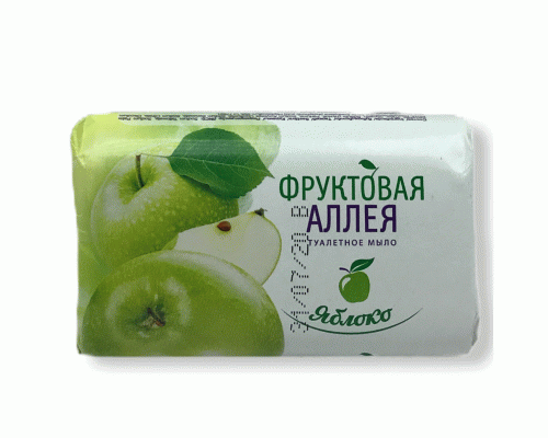 Мыло Фруктовая аллея 90г яблоко (159 022)