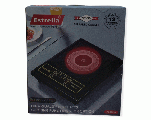 Плита эл. инфракрасная 1-конфор. 2200Вт Estrella (257 496)