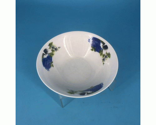 Тарелка глубокая d-17см Синие цветы (У-12/72) (38 138)
