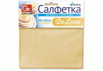 Салфетка для стекол микрофибра 30*30см Grifon (У-100) /900-015/ (68 619)