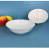 Тарелка глубокая d-15см стеклокерамика ребристая белая (У-6/72) /TW60/ (104 126)