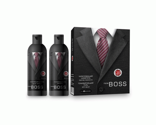ПН муж. Q.P. New Boss №1114 (шампунь 250мл, гель д/душа 250мл) /1114/ (198 465)