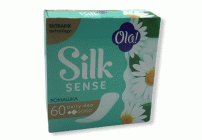 Прокладки ежедневные OLA! Silk Sense Daily Dео 60шт Ромашка (235 087)