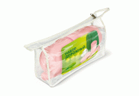 Набор дорожный (мыльница, футляр для зубной щетки, стакан) розовый (258 996)